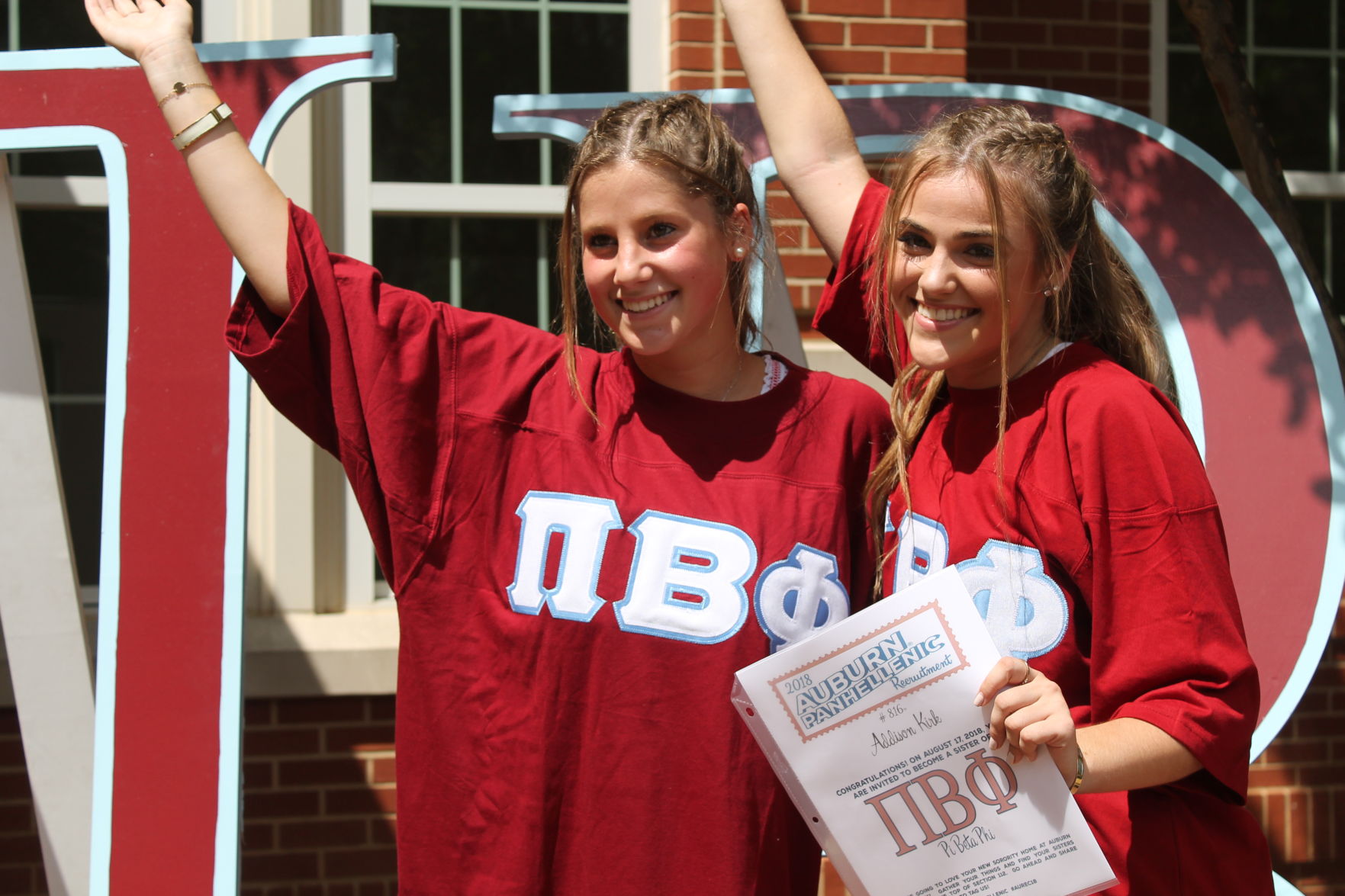 Auburn University bid day 2018